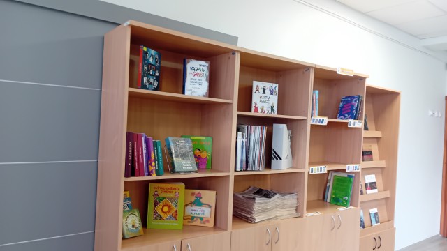 Limbažu vidusskolas bibliotēka.